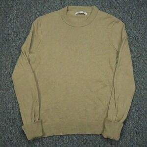 Outerknown Sweater Mens Medium Green‎ Merino Wool Blend Long Sleeve Crew Jumper